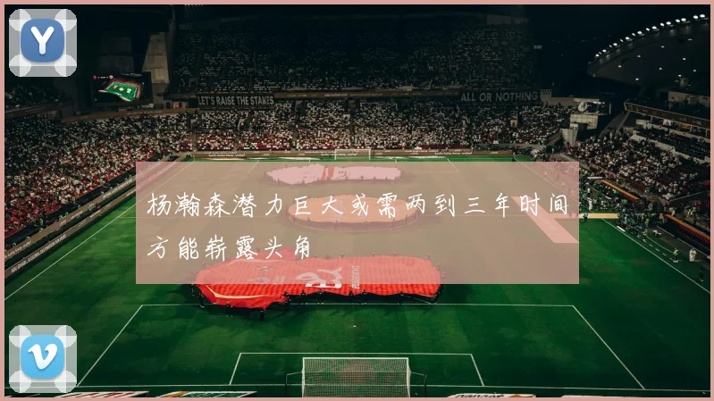 杨瀚森潜力巨大或需两到三年时间方能崭露头角